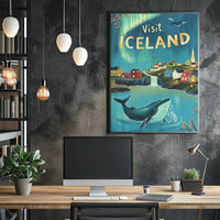 Explore Iceland's Beauty: Travel Poster PosterGoat