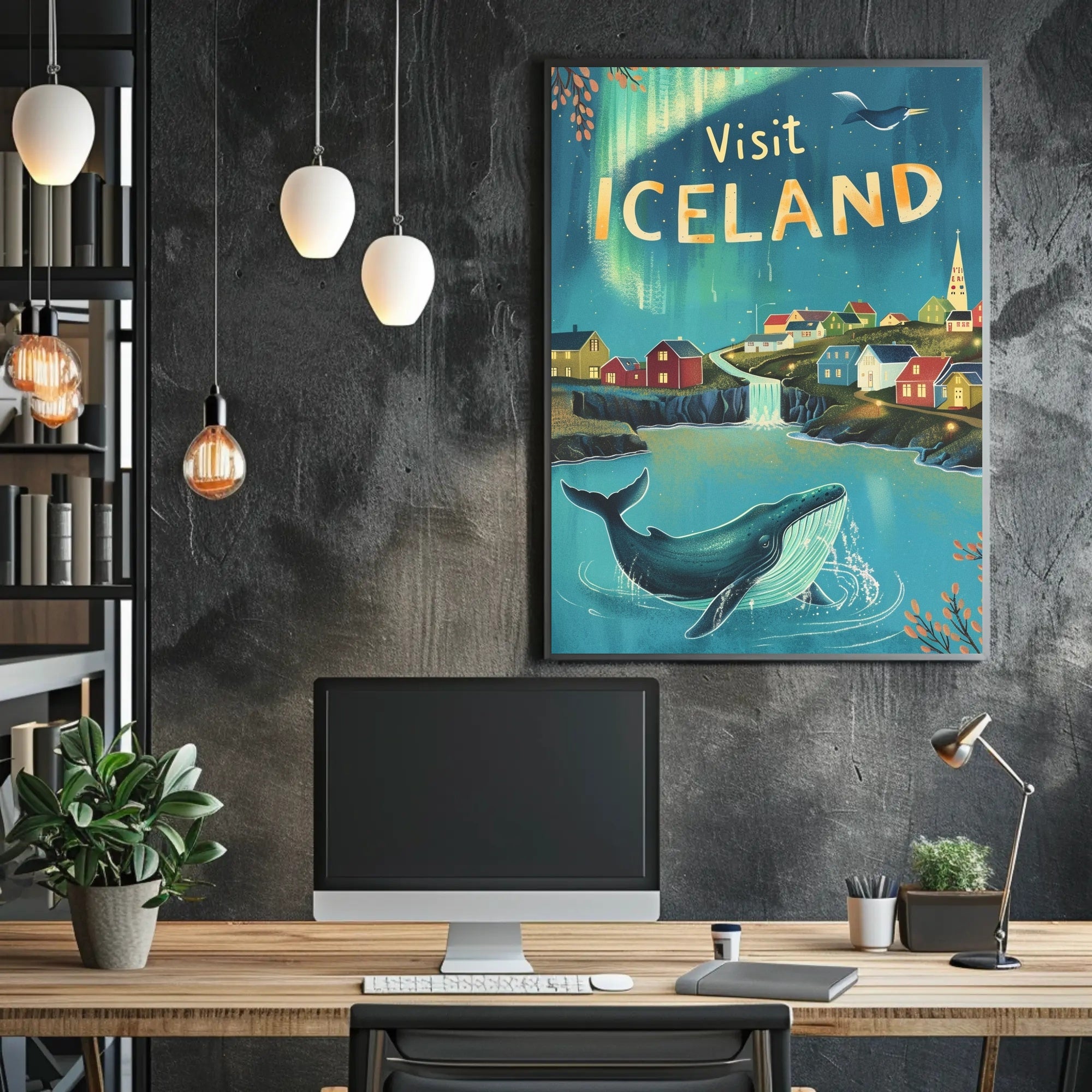 Explore Iceland's Beauty: Travel Poster PosterGoat