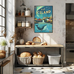 Explore Iceland's Beauty: Travel Poster PosterGoat