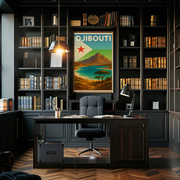Explore Scenic Beauty with Vintage Djibouti Travel Poster PosterGoat