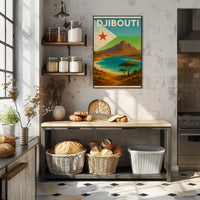 Explore Scenic Beauty with Vintage Djibouti Travel Poster PosterGoat