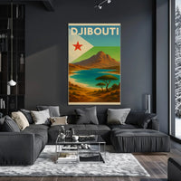 Explore Scenic Beauty with Vintage Djibouti Travel Poster PosterGoat