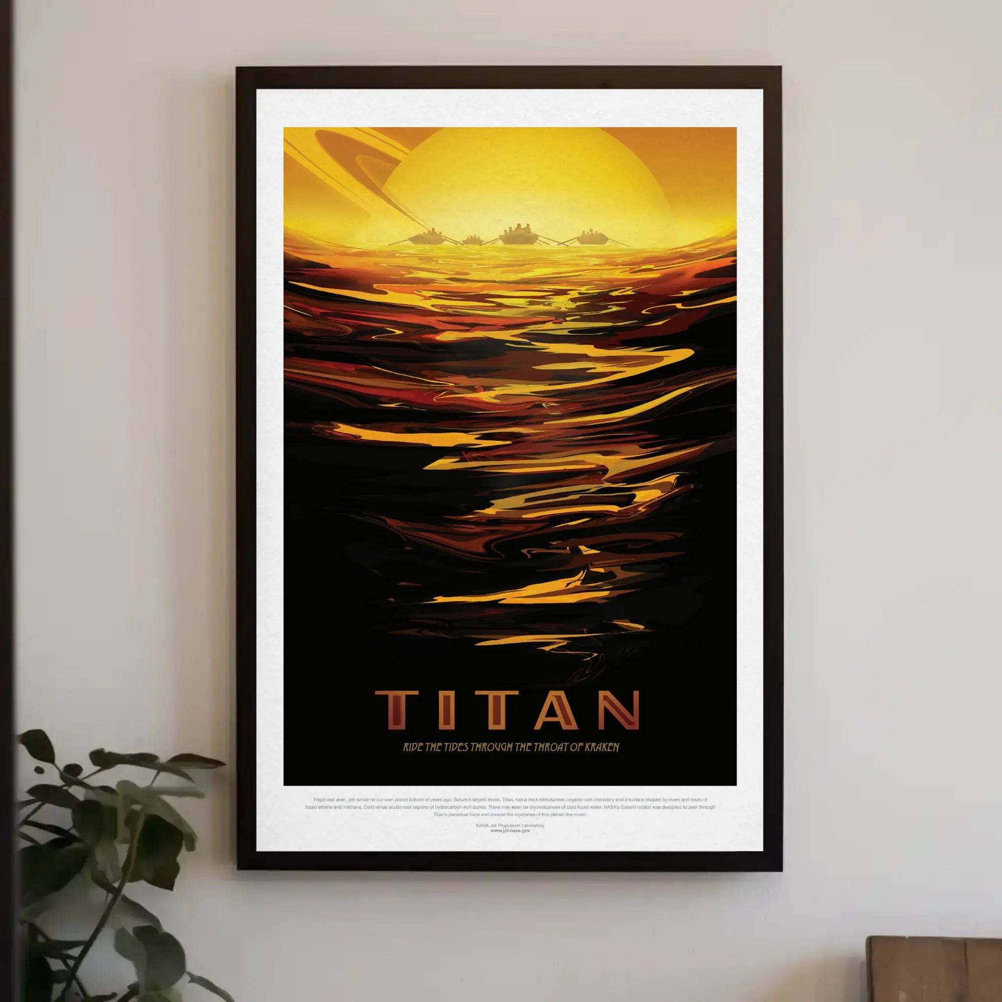 Explore Titanic Seas: Futuristic Sci-Fi Poster PosterGoat