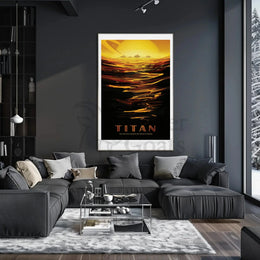 Explore Titanic Seas: Futuristic Sci-Fi Poster PosterGoat