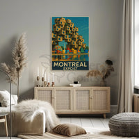 Expo 67 Architecture and Innovation Retro Cultural Poster PosterGoat