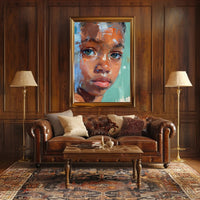 Expressive Portrait Painting: Abstract or Artistic Poster PosterGoat