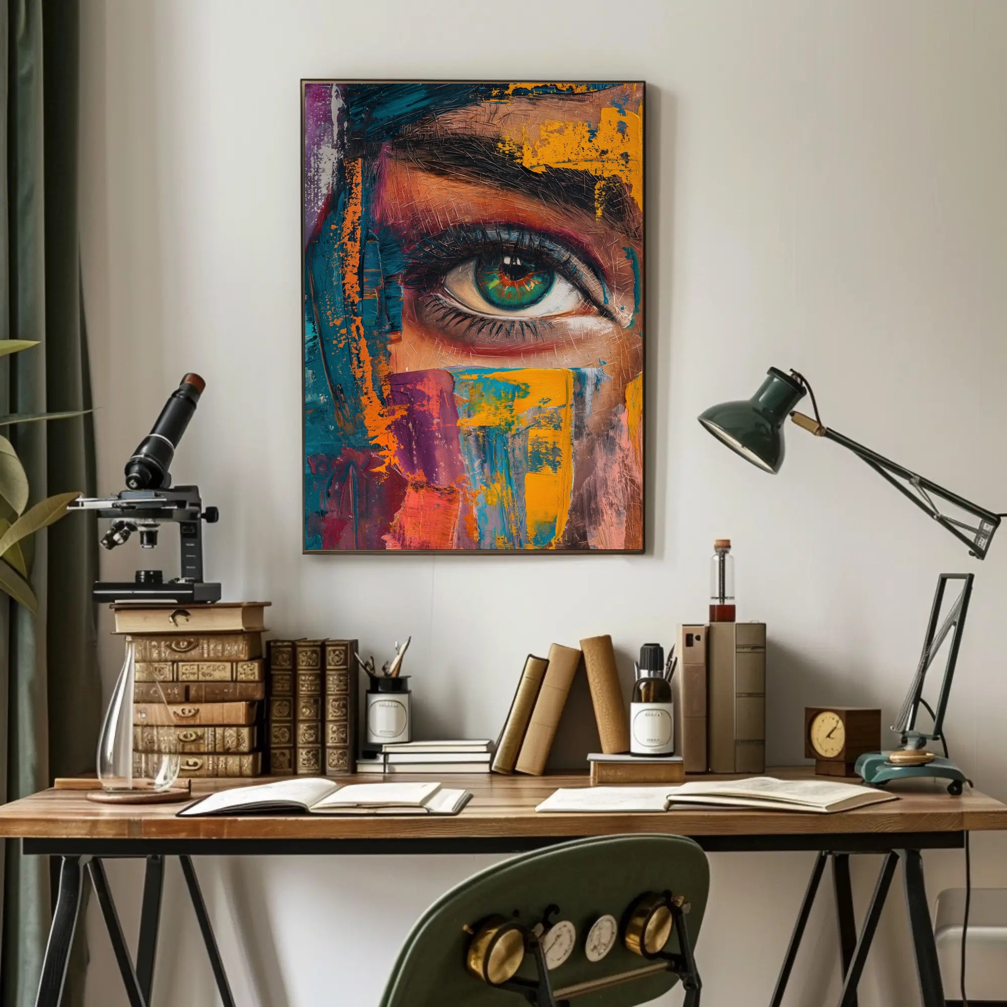 Eye-catching Expression: Abstract or Artistic Poster PosterGoat