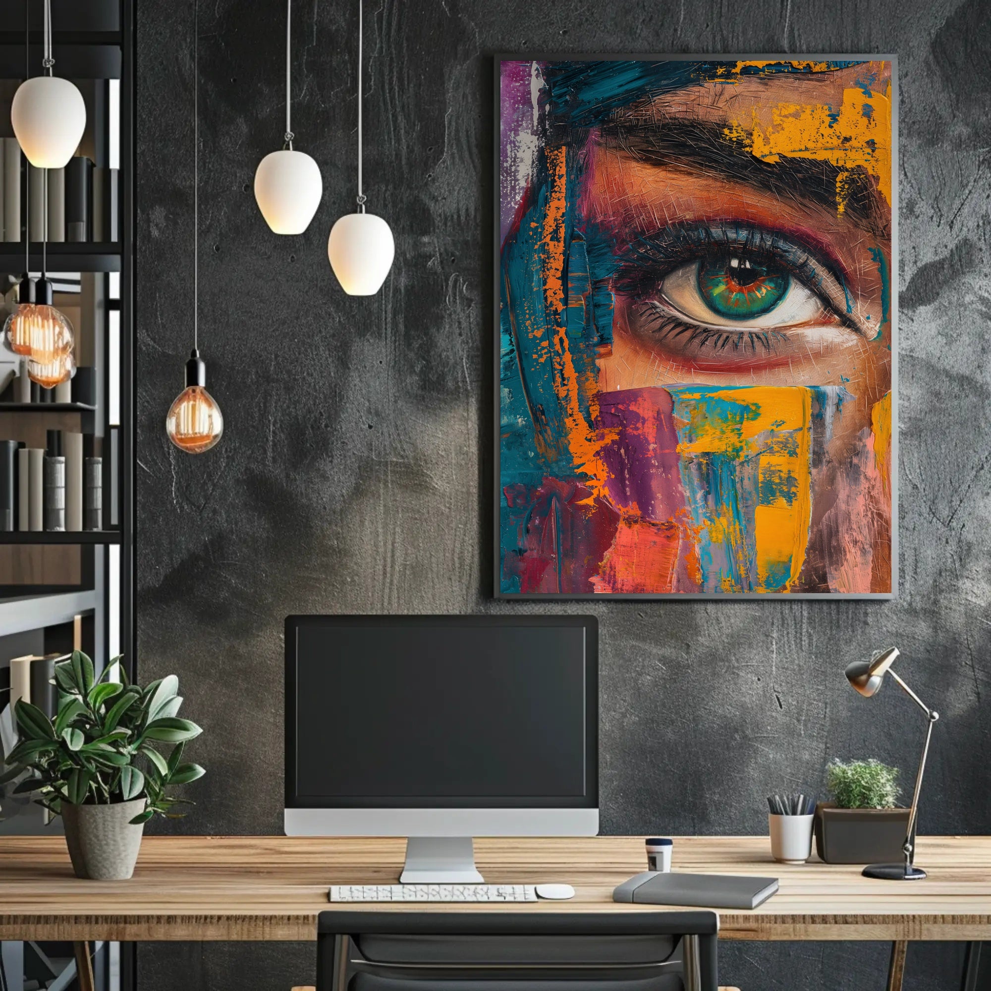 Eye-catching Expression: Abstract or Artistic Poster PosterGoat