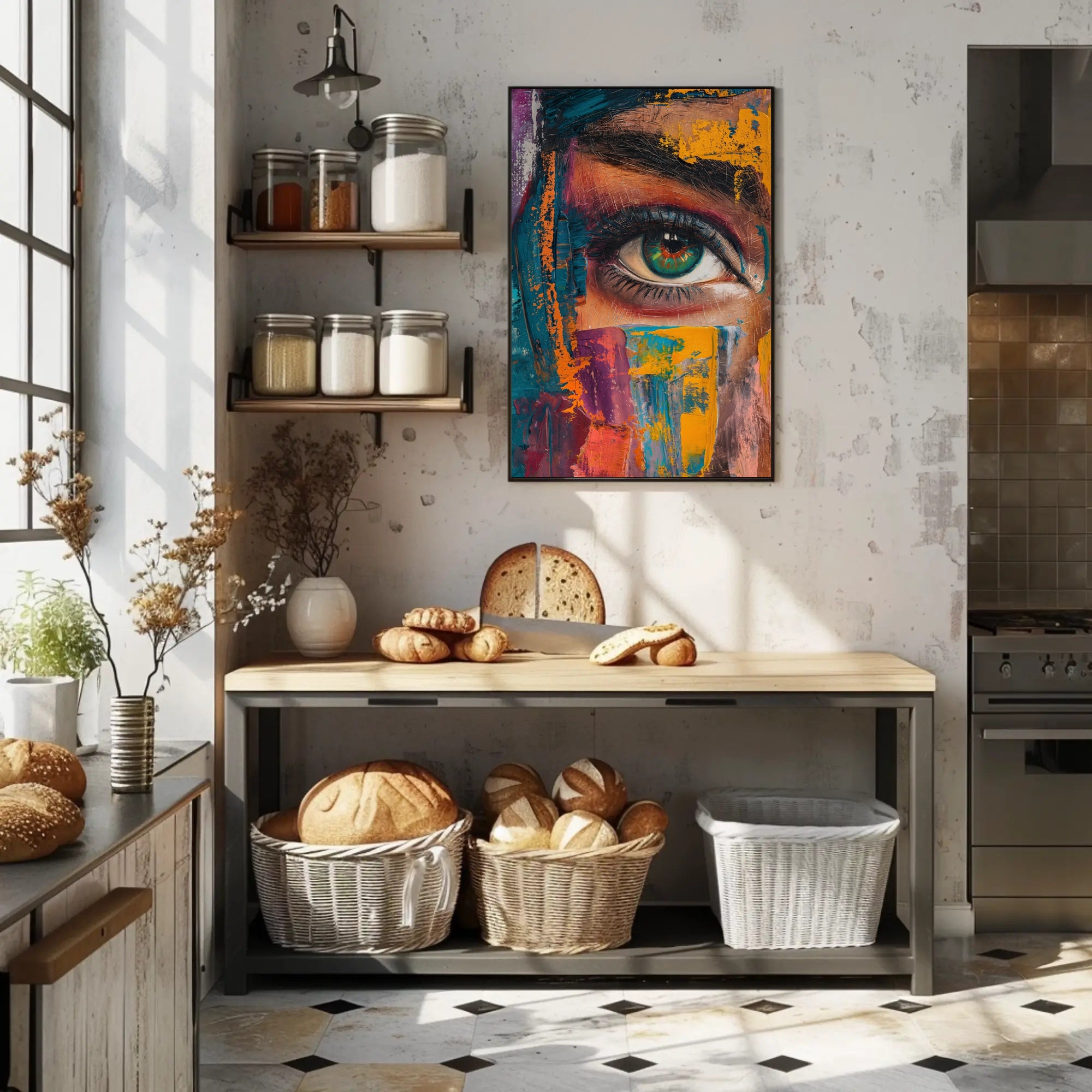 Eye-catching Expression: Abstract or Artistic Poster PosterGoat
