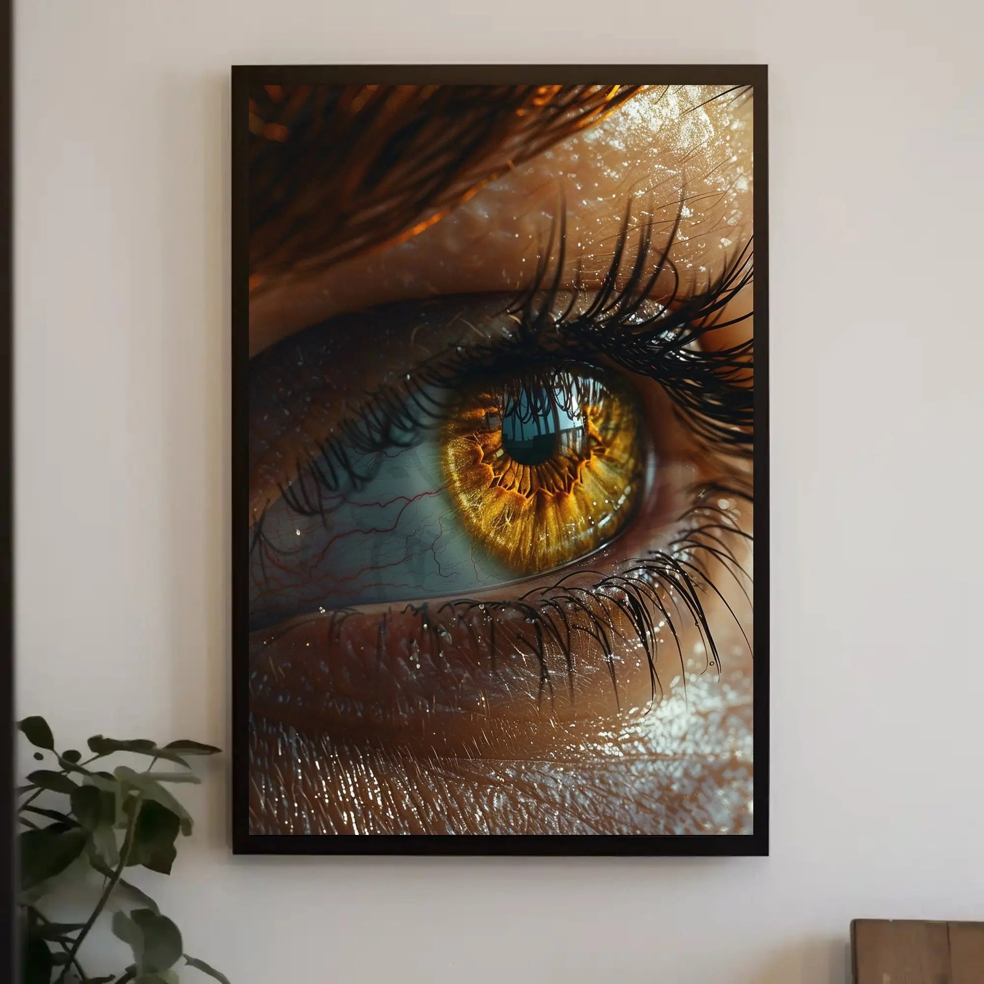 Eye of Insight: Hyper-Realistic Art Poster PosterGoat