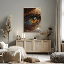 Eye of Insight: Hyper-Realistic Art Poster PosterGoat