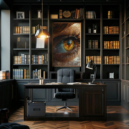 Eye of Insight: Hyper-Realistic Art Poster PosterGoat