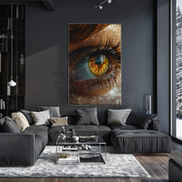 Eye of Insight: Hyper-Realistic Art Poster PosterGoat