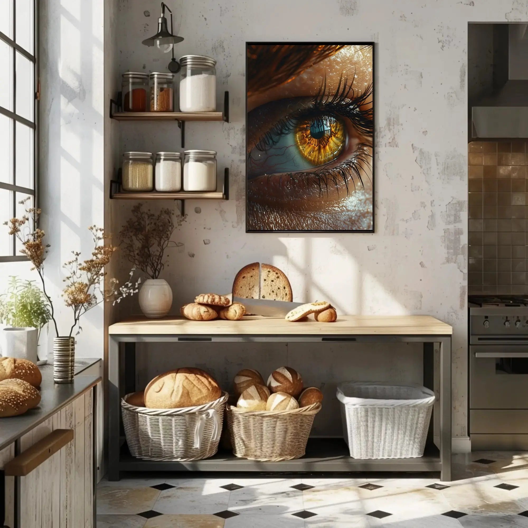Eye of Insight: Hyper-Realistic Art Poster PosterGoat