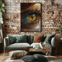 Eye of Insight: Hyper-Realistic Art Poster PosterGoat