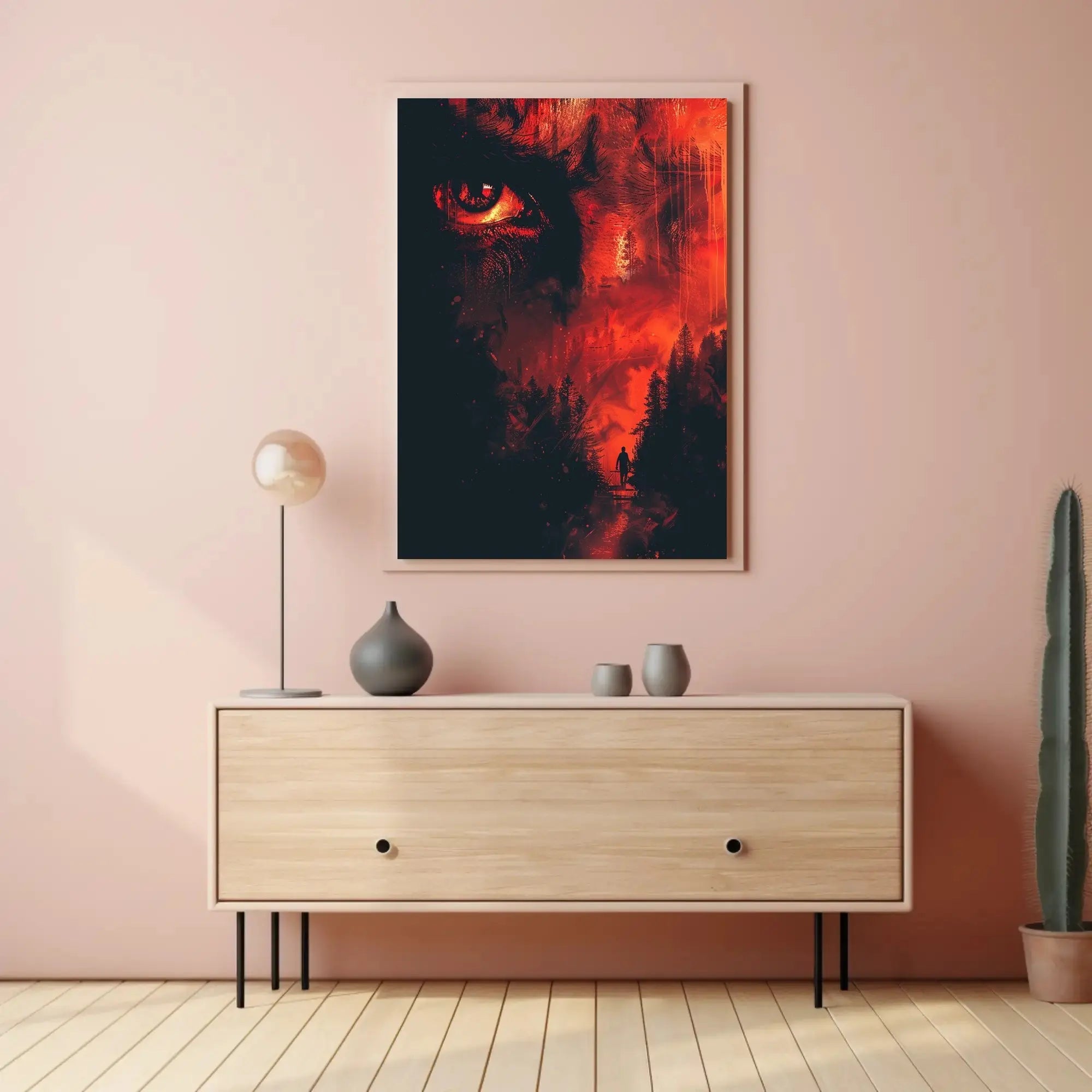 Eye of Mystery Artistic Surreal Abstract Pop Culture Poster PosterGoat