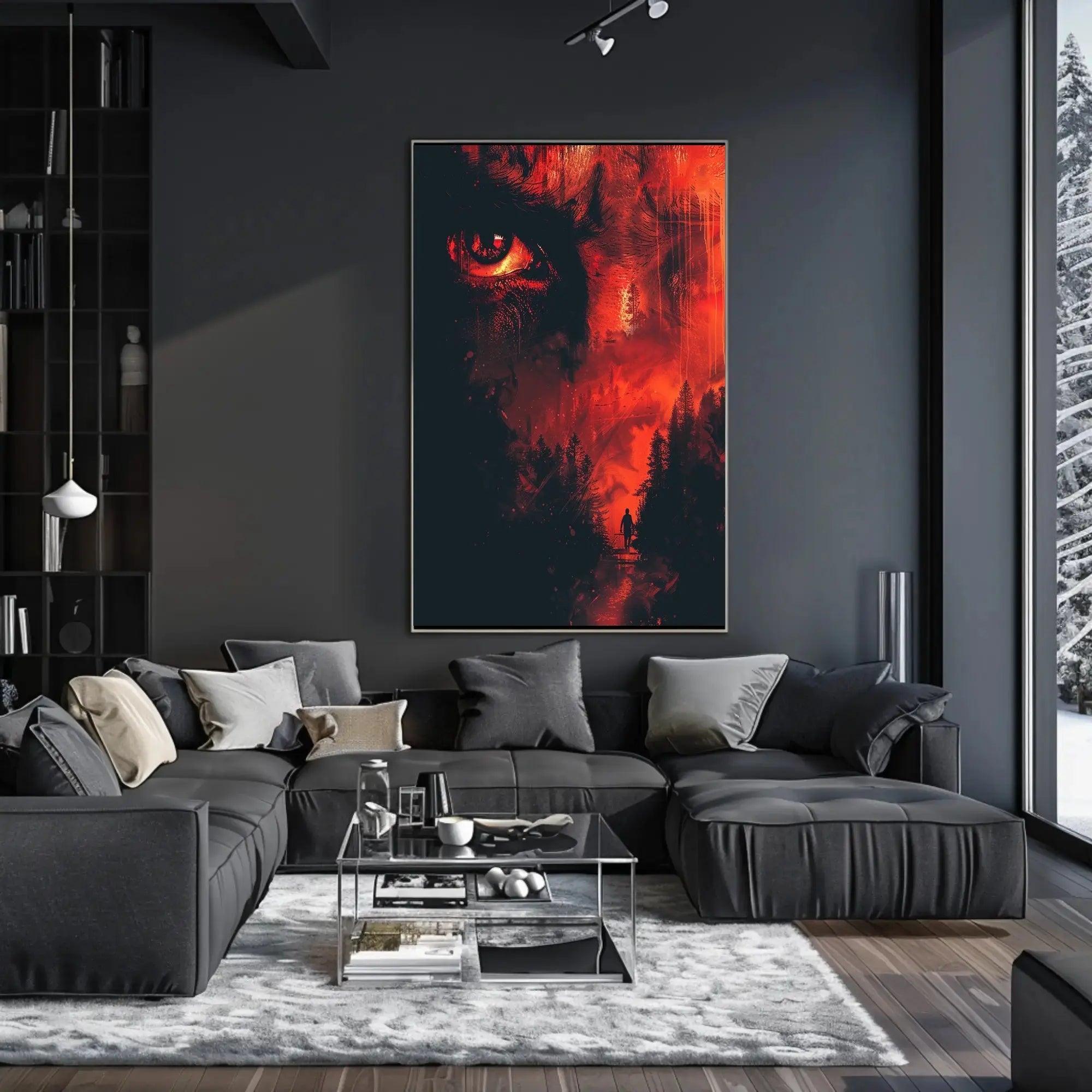 Eye of Mystery Artistic Surreal Abstract Pop Culture Poster PosterGoat