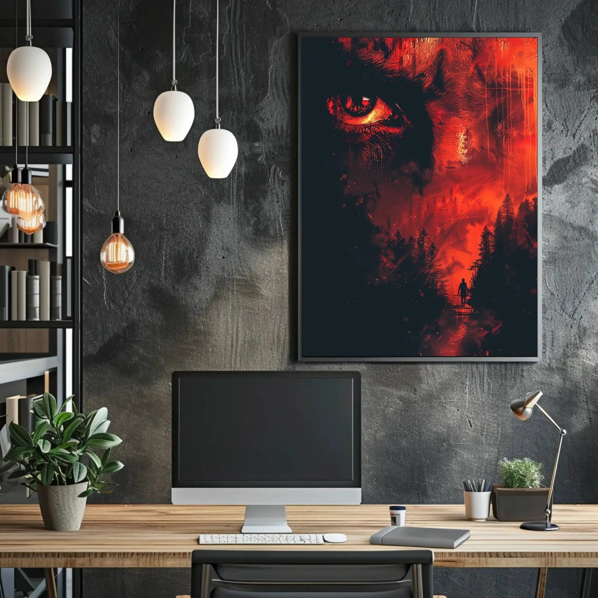 Eye of Mystery Artistic Surreal Abstract Pop Culture Poster PosterGoat