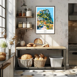 Èze France Hilltop Charm Travel Poster PosterGoat