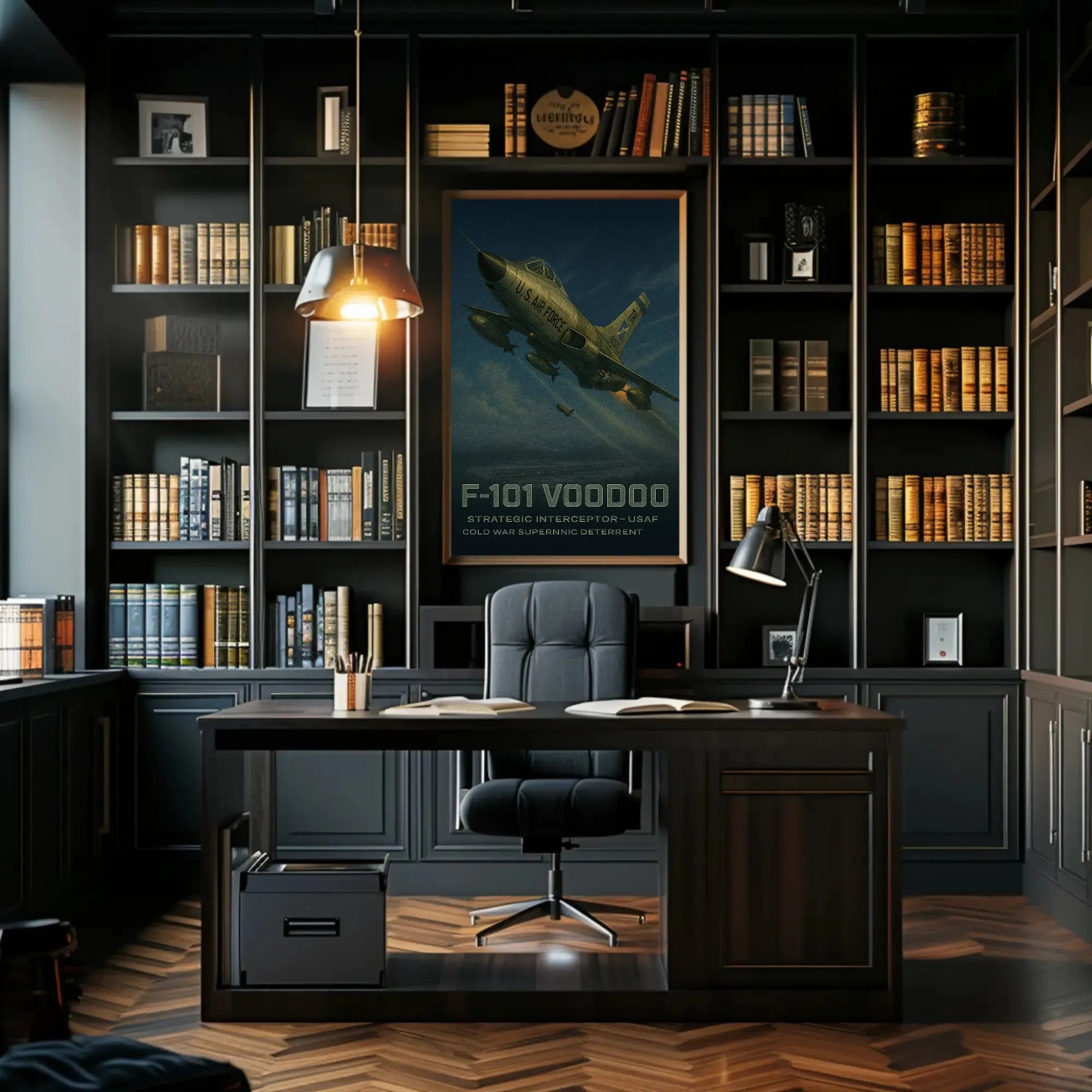 F-101 Voodoo Cold War Poster PosterGoat