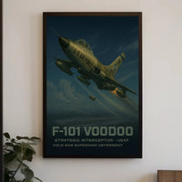 F-101 Voodoo Cold War Poster PosterGoat