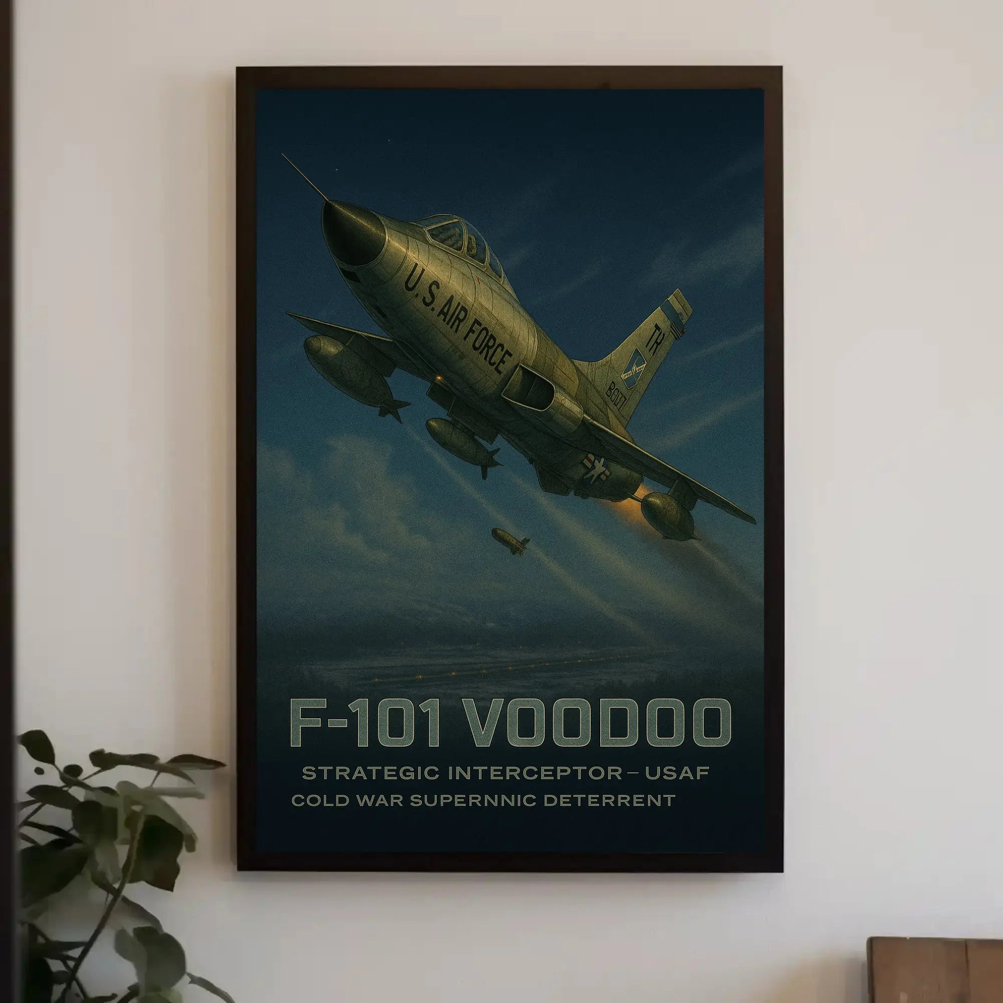 F-101 Voodoo Cold War Poster PosterGoat