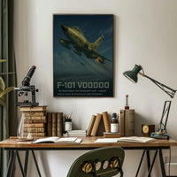 F-101 Voodoo Cold War Poster PosterGoat
