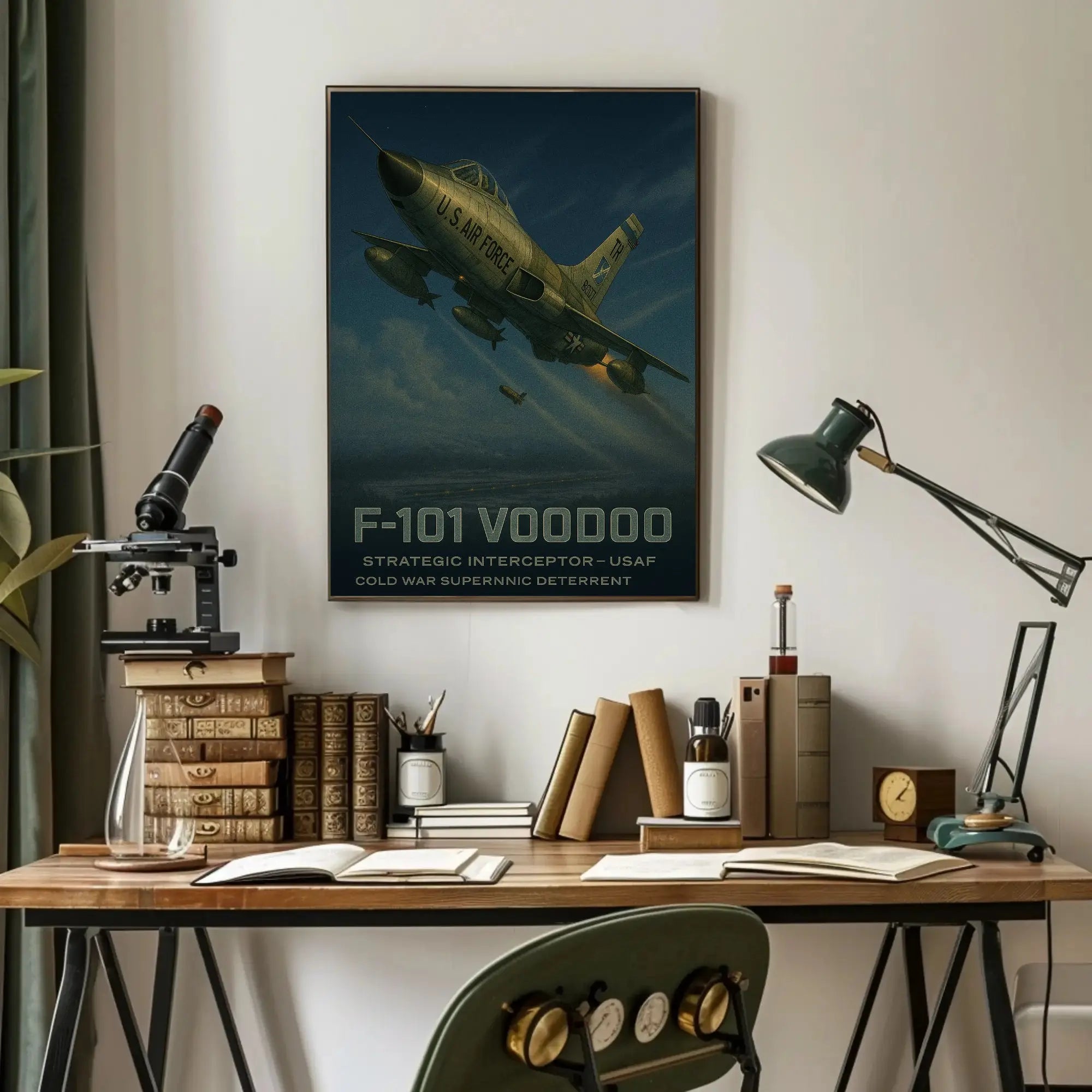 F-101 Voodoo Cold War Poster PosterGoat