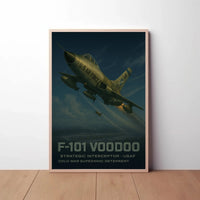 F-101 Voodoo Cold War Poster PosterGoat