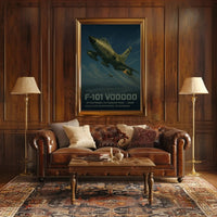F-101 Voodoo Cold War Poster PosterGoat
