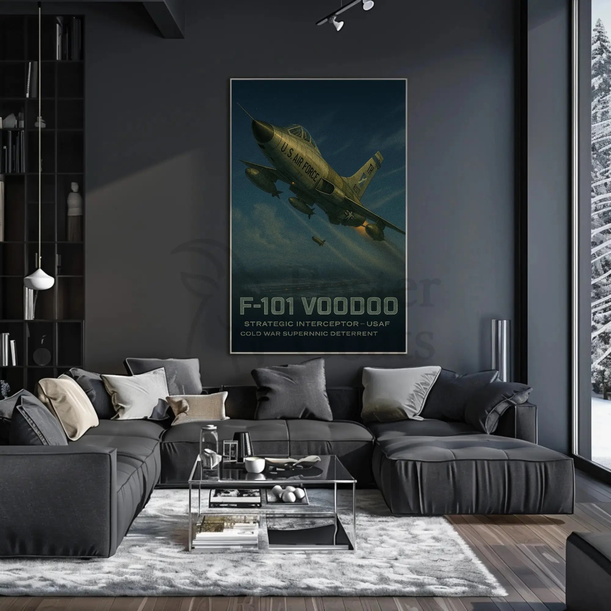F-101 Voodoo Cold War Poster PosterGoat