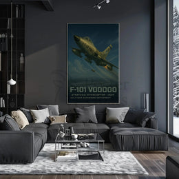 F-101 Voodoo Cold War Poster PosterGoat
