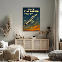 F-104 Starfighter Poster PosterGoat