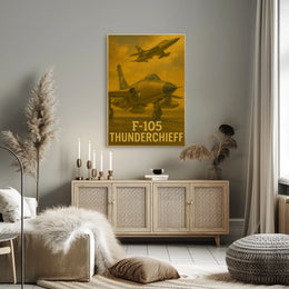 F-105 Thunderchief Heroic Poster PosterGoat