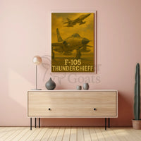 F-105 Thunderchief Heroic Poster PosterGoat