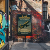 F-105 Thunderchief Icon Of The Skies Poster PosterGoat
