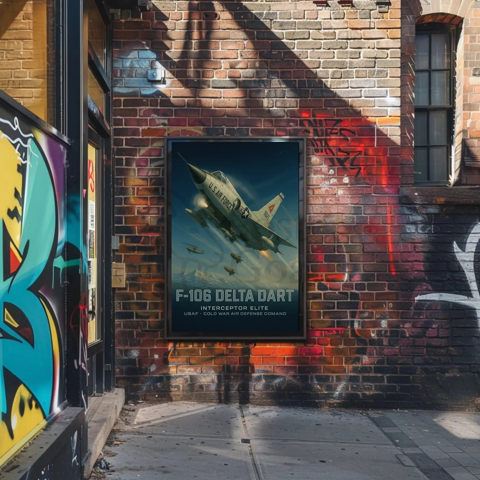 F-106 Delta Dart Cold War Military Recruitment Poster PosterGoat