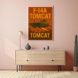 F-14A Tomcat Vintage Poster PosterGoat