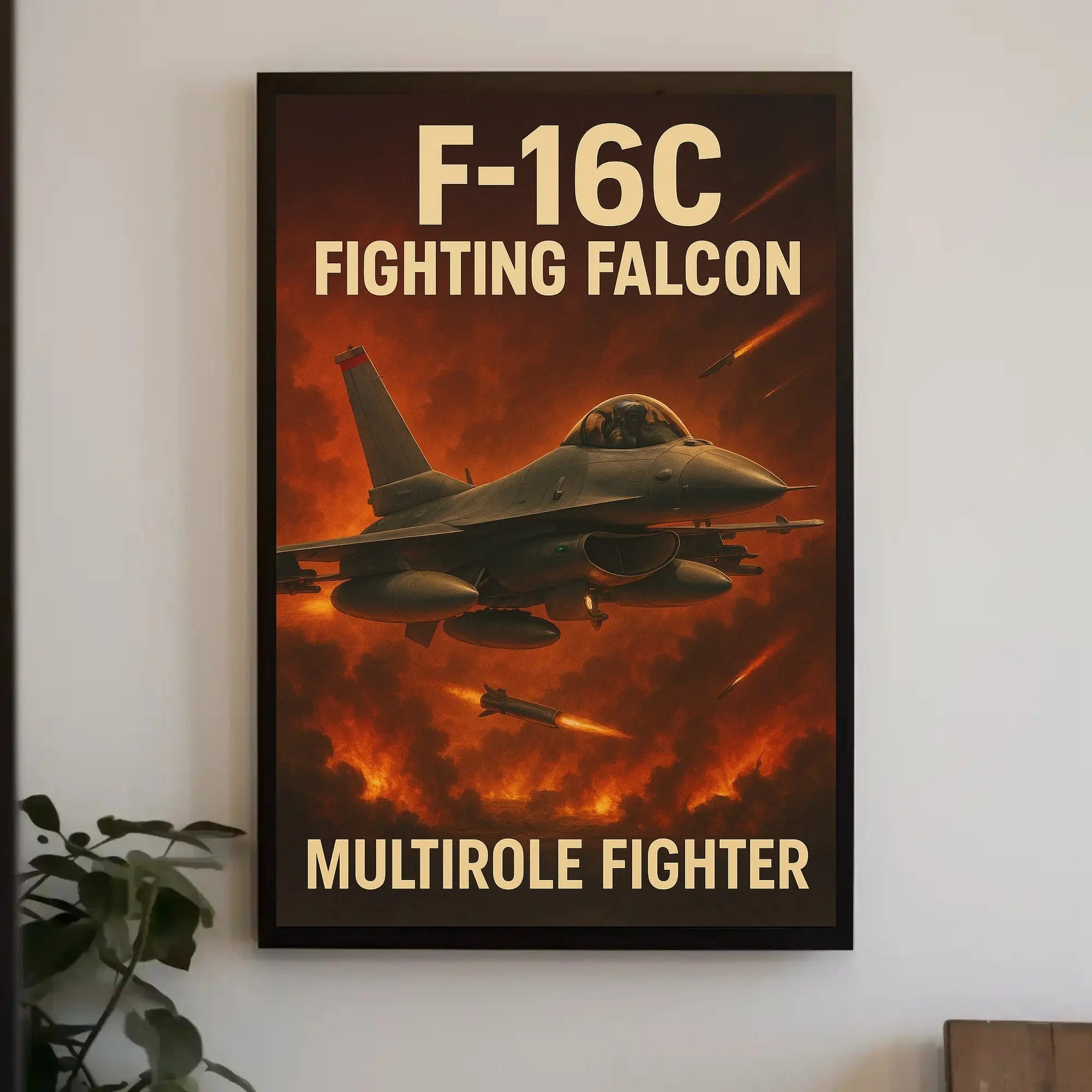 F-16C Fighting Falcon Poster PosterGoat