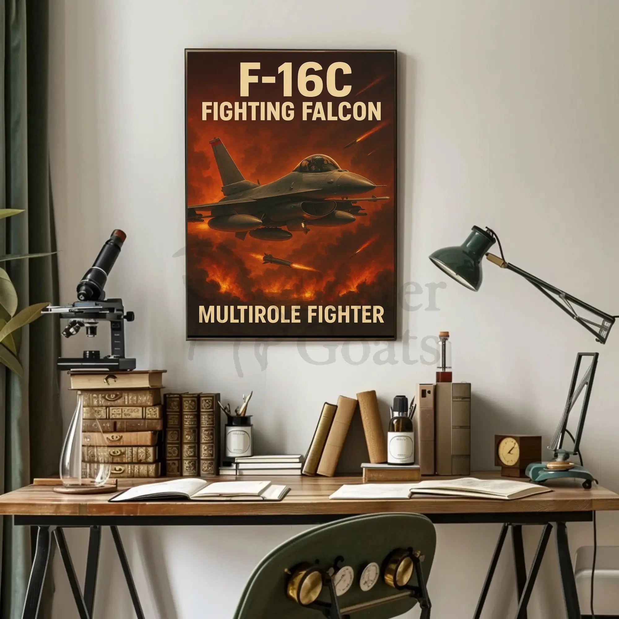 F-16C Fighting Falcon Poster PosterGoat