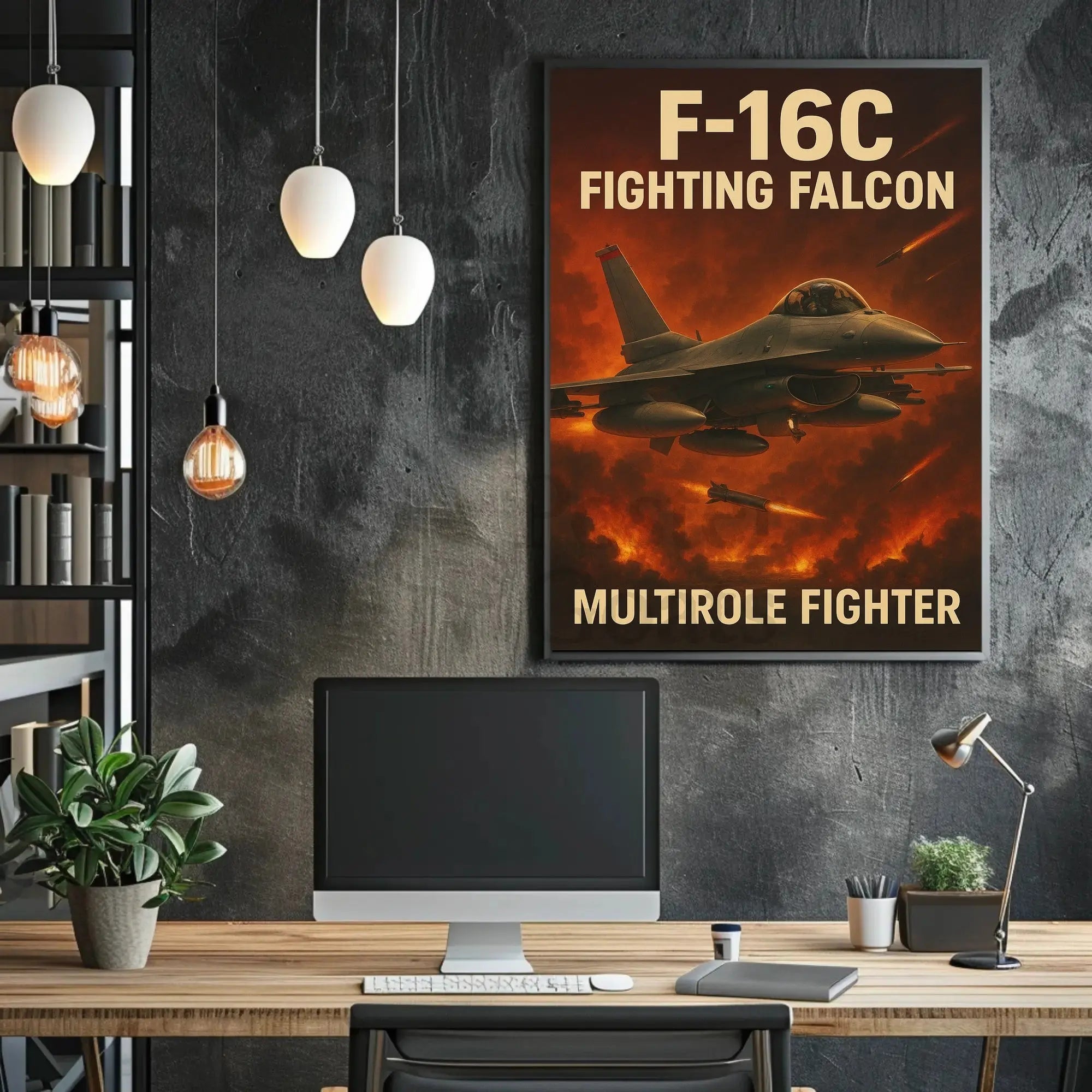 F-16C Fighting Falcon Poster PosterGoat