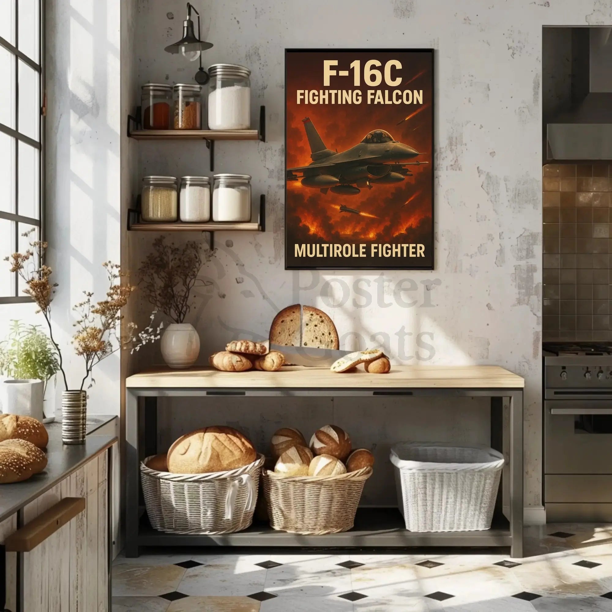 F-16C Fighting Falcon Poster PosterGoat