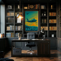 F-22 Raptor Aviation Artistry Poster PosterGoat