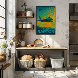 F-22 Raptor Aviation Artistry Poster PosterGoat