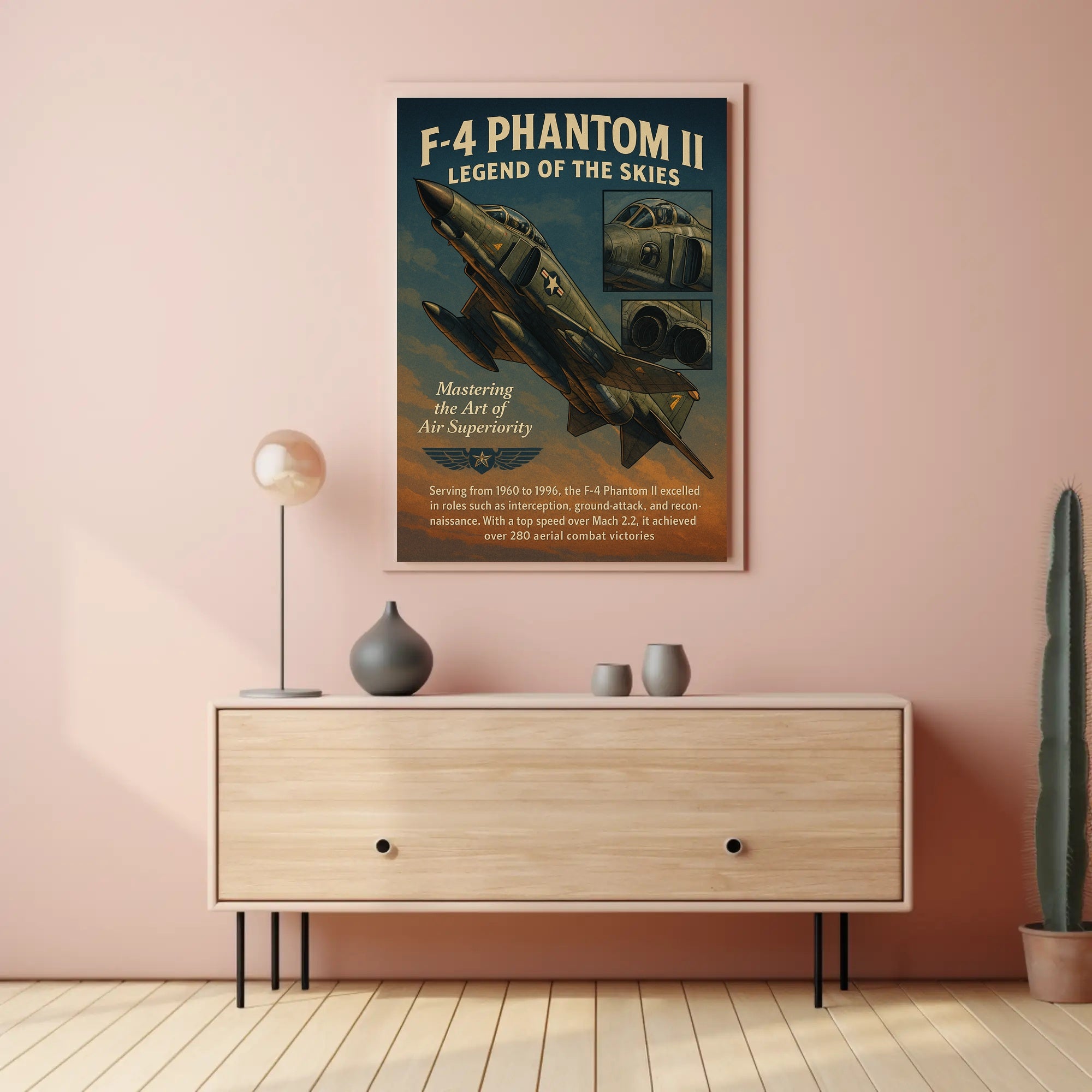 F-4 Phantom Ii Legend Of The Skies Poster PosterGoat