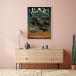 F-4 Phantom Ii Legend Of The Skies Poster PosterGoat