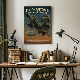 F-4 Phantom Ii Legend Of The Skies Poster PosterGoat