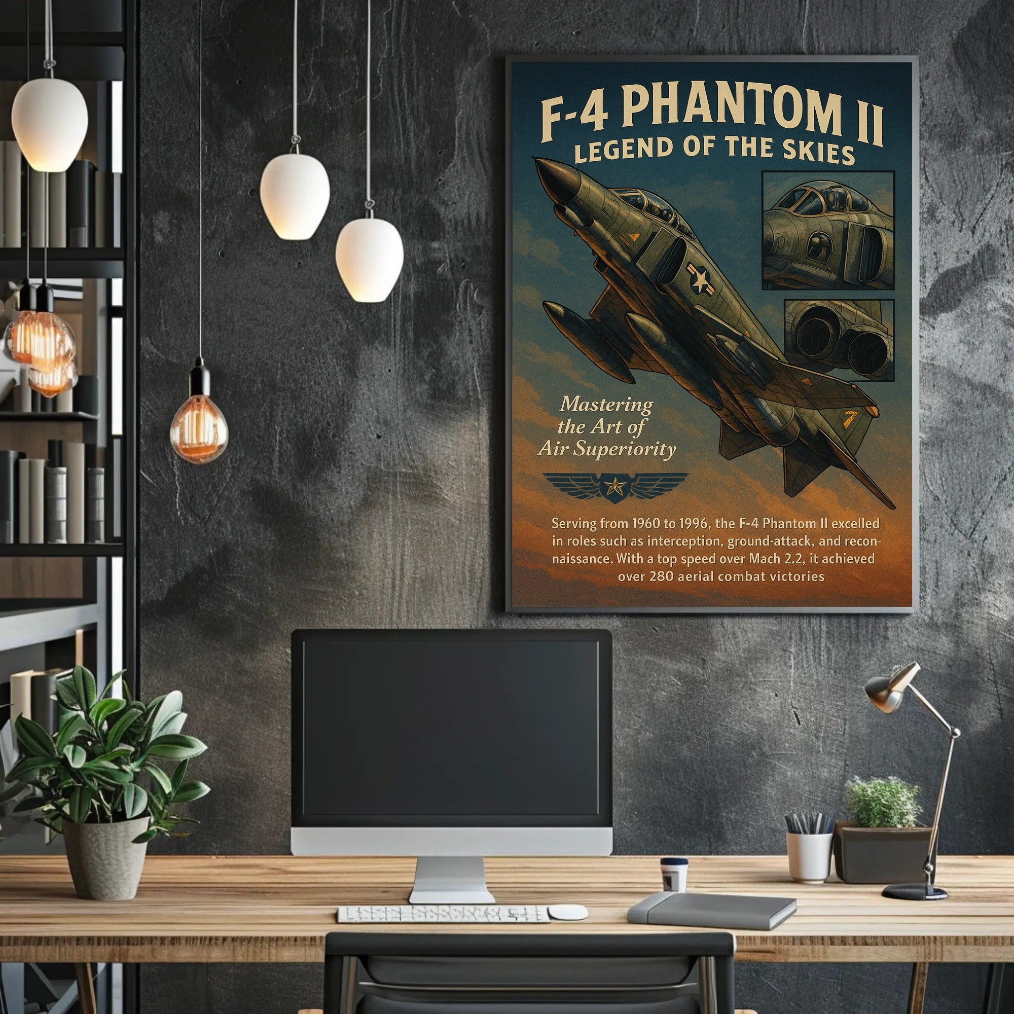 F-4 Phantom Ii Legend Of The Skies Poster PosterGoat
