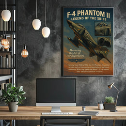 F-4 Phantom Ii Legend Of The Skies Poster PosterGoat