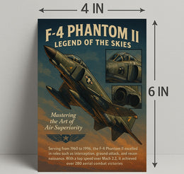 F-4 Phantom Ii Legend Of The Skies Poster PosterGoat